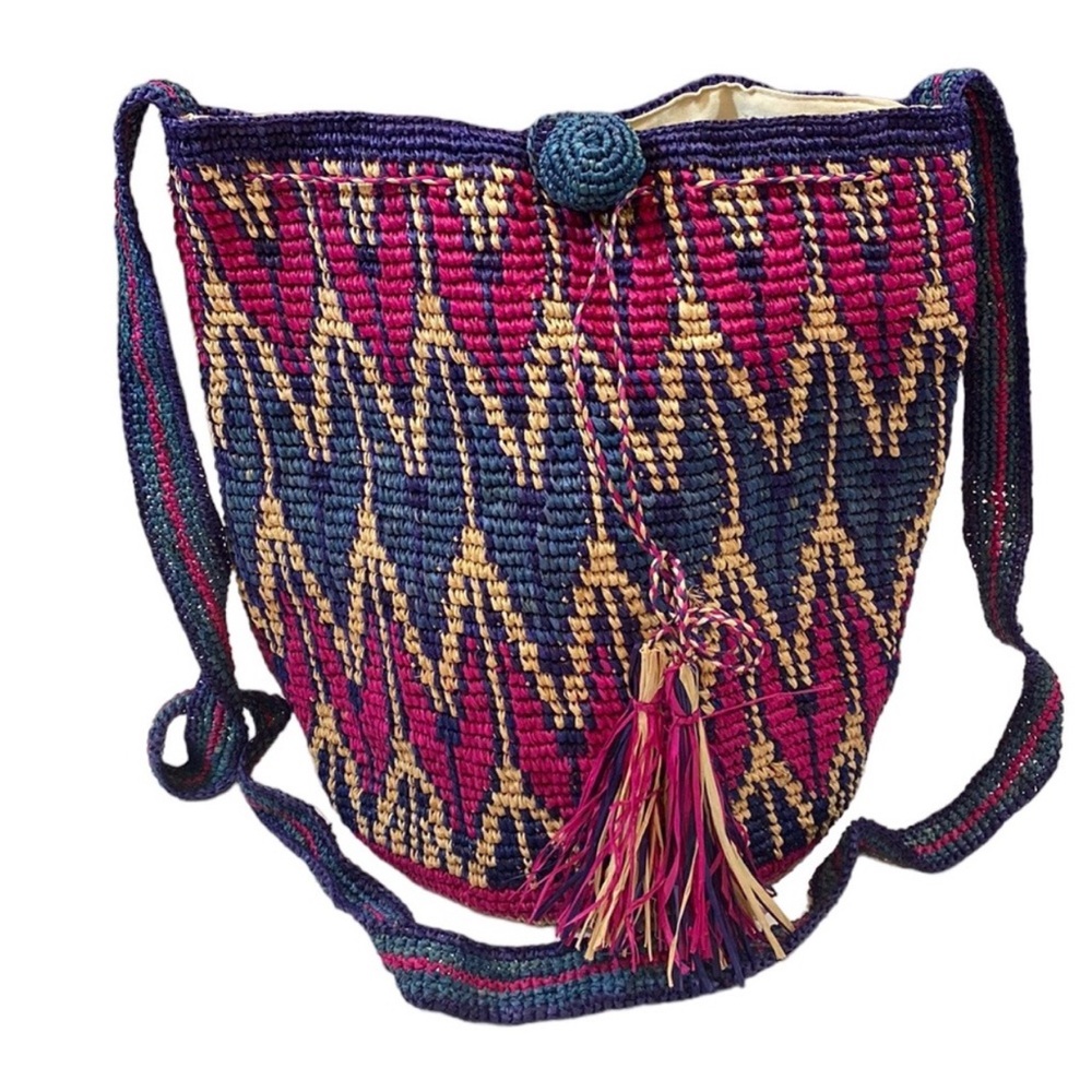 NWOT Free People Raffia Tote